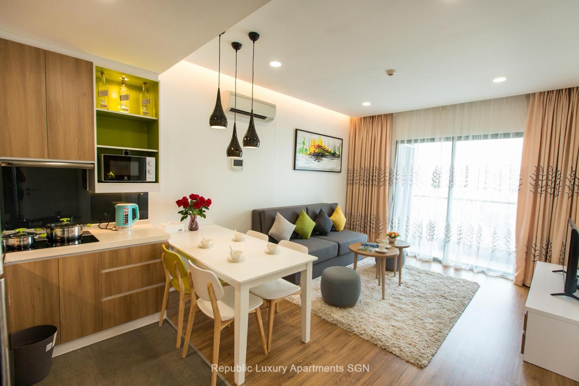 Republic Apartments Saigon Airport Хошимин Экстерьер фото